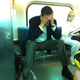 Illustration for article titled A Dejected Tom Ricketts Rides The Train